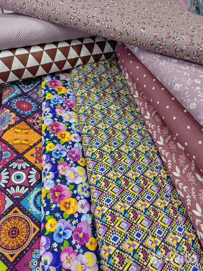 Ткань для пэчворка и рукоделия мелкий рисунок