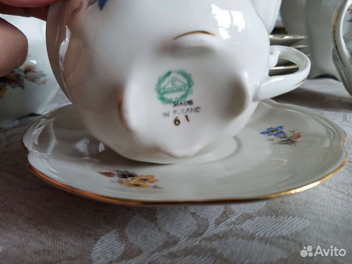 Сервиз чайный фарфор