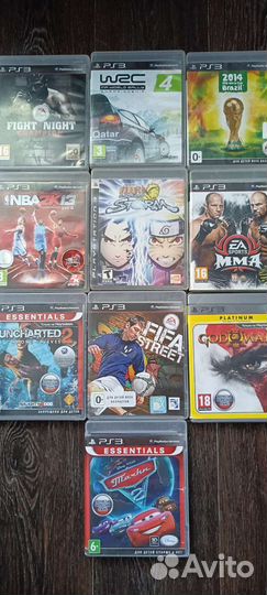 Игровые диски на ps3