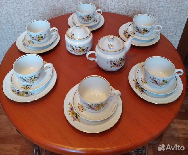 Сервизы чайные, производство-ссср