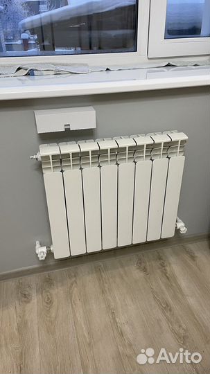 Установка приточного клапана