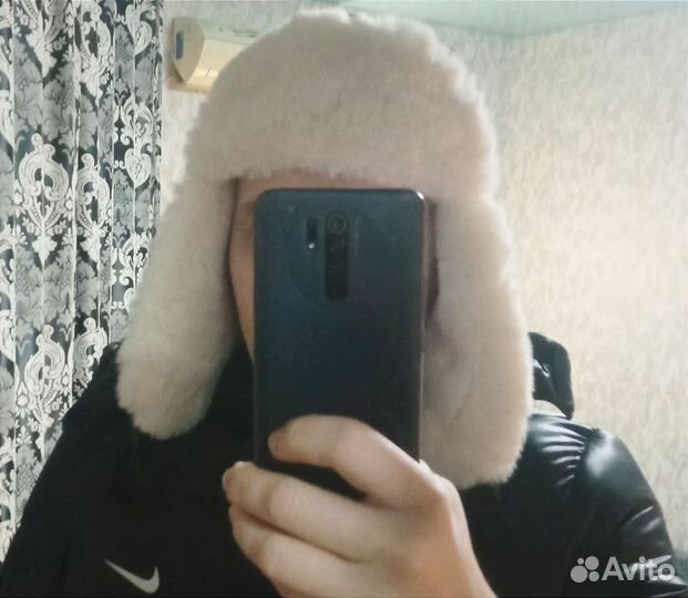 Шапка тёплая меховая универсальная один размер