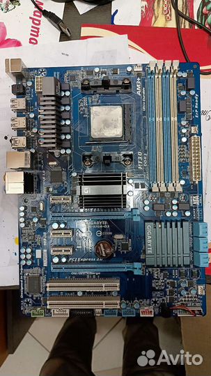 Материнская плата gigabyte GA-970A-D3+процессор