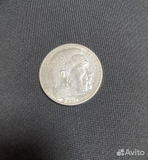 Монеты 5 марок Германия Серебро