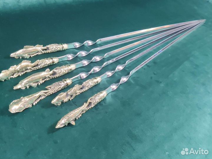 Мужской подарок - Шампура для шашлыка Рыба