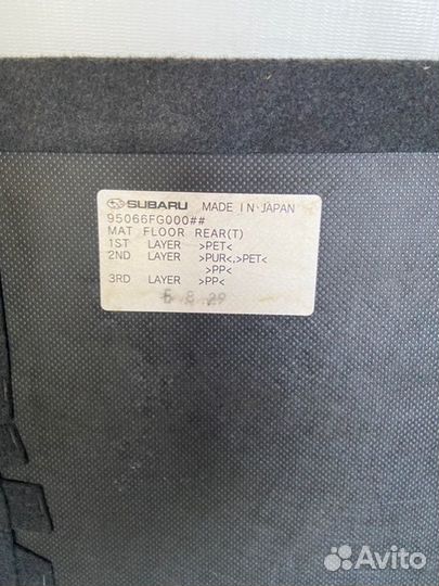 Обшивка багажника Subaru Impreza GH