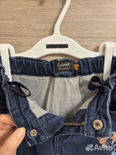 Джинсы утепленные 110 futurino для девочки