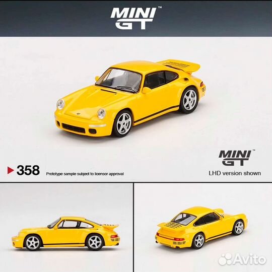 Mini GT Porsche RUF CTR