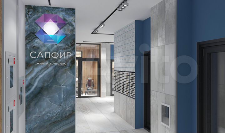 2-к. квартира, 54,8 м², 9/24 эт.