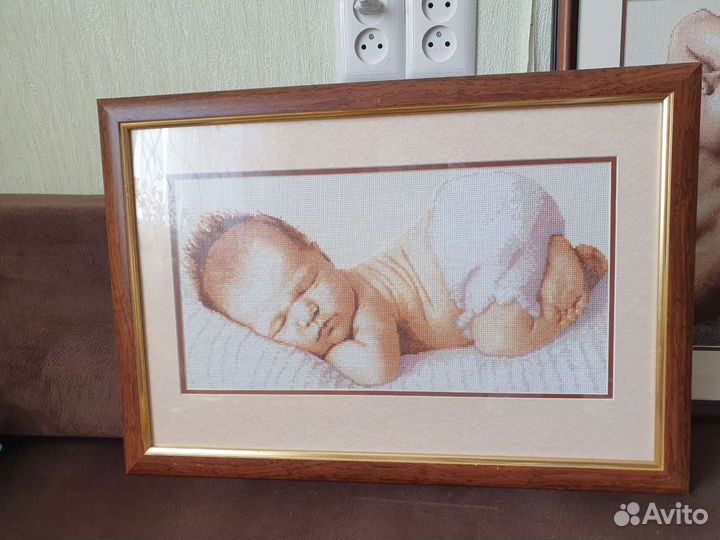 Картина вышитая крестом