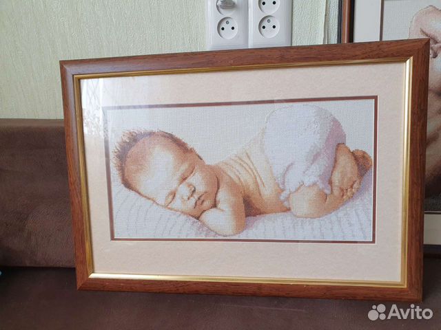 Картина вышитая крестом