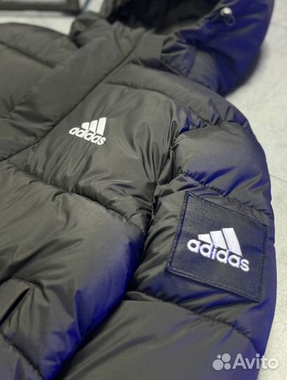 Мужская зимняя удлинённая куртка Adidas 48-56