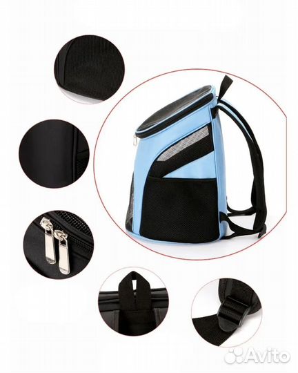 Рюкзак переноска для собак и кошек 36x31x45