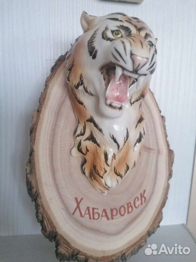 Голова тигра фарфор