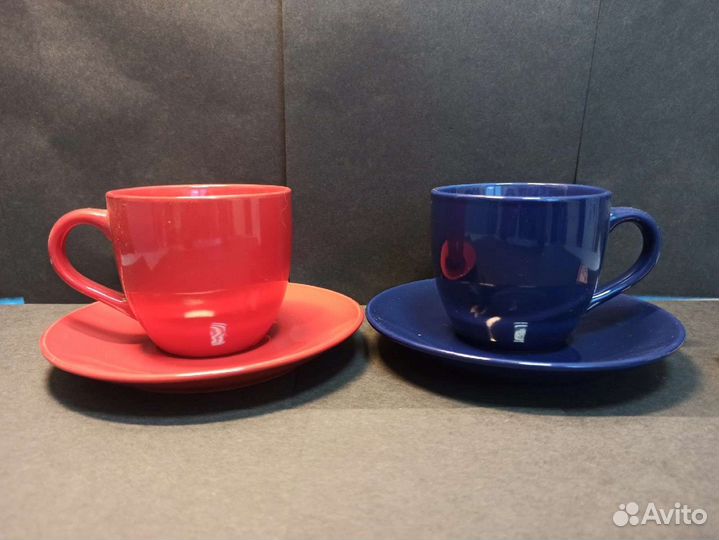 Чашки с блюдцем
