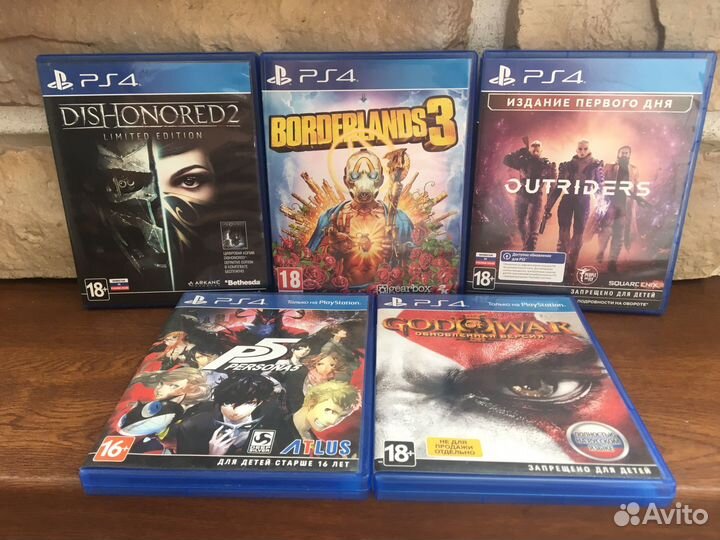 Игра Borderlands Outriders GOW Dishonored Persona