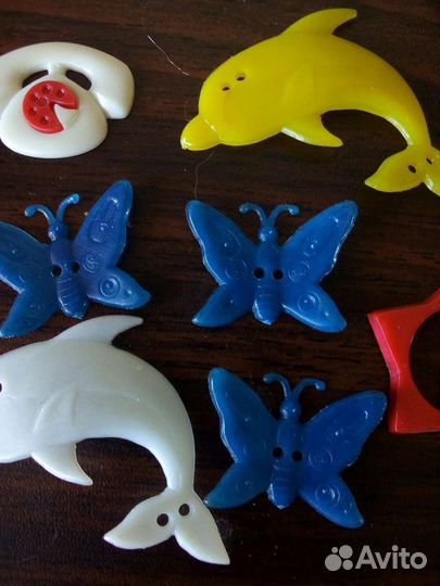 Детские пуговицы и аппликации