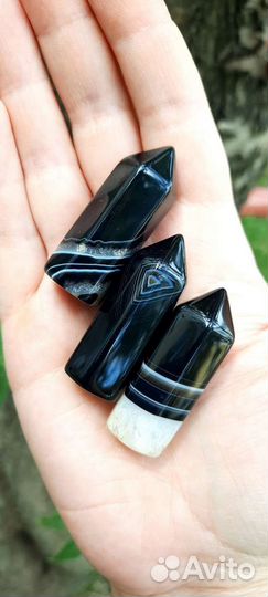 Черный Агат Камень Кристалл Генератор