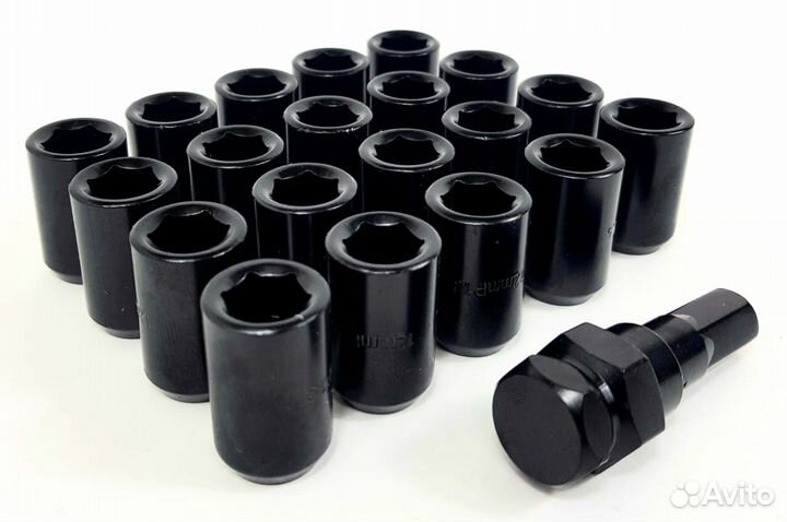 Гайки TOP FIT M12x1.5 (Черный)