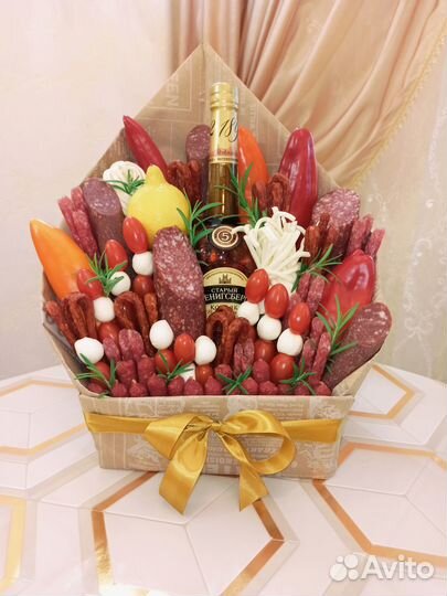 Мужской съедобный букет