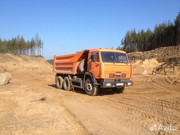 Перевозка песка, щебня, земли и др