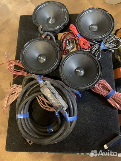 Сабвуфер со всеми комплектующими музыка