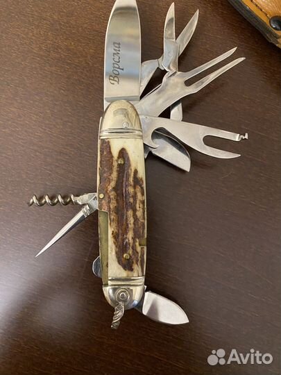 Ножик складной в чехле новый