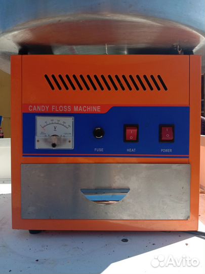 Аппарат сладкой ваты с тележкой плюс доп