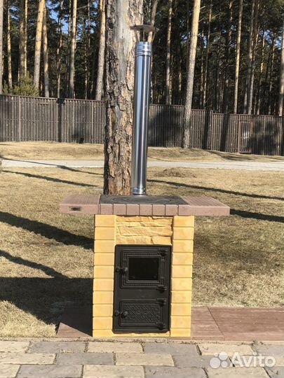 Сборная печь под казан с доставкой