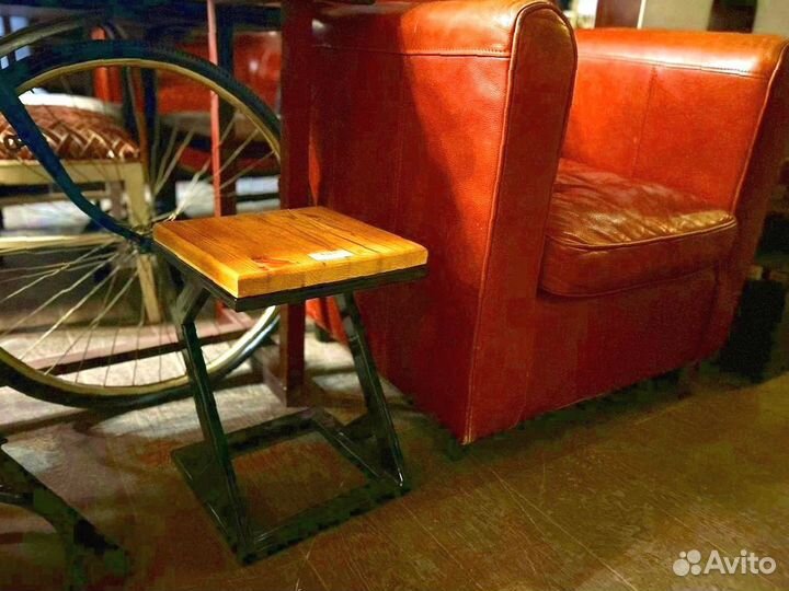 Табурет в стиле лофт