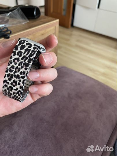 Ремешок браслет apple watch леопард 38mm 40mm 41mm