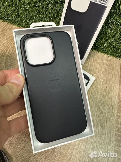 Кожаный Leather Case iPhone 13/14 Pro оригинал