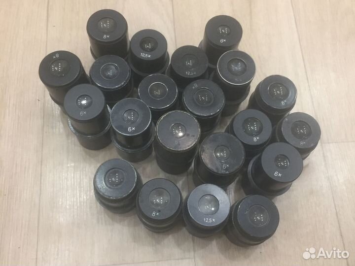 Окуляры для микроскопа мбс-1 6х,8х,12.5х