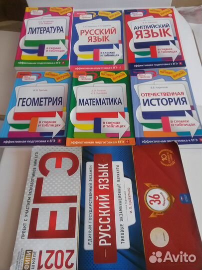 Подготовка к егэ, пособия в схемах и таблицах