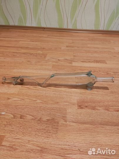 Бутылка стеклянная фигурная