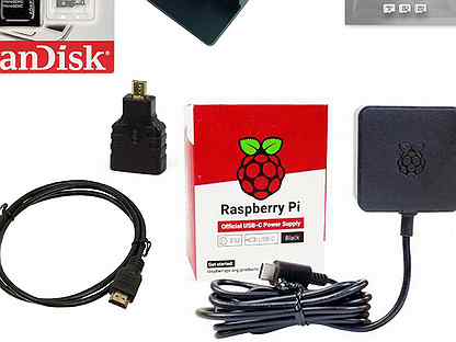 Стартовый набор для raspberry pi 4b (бп/корпус итд