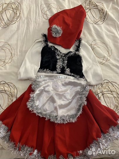 Костюм карновальный красная шапочка для девочки