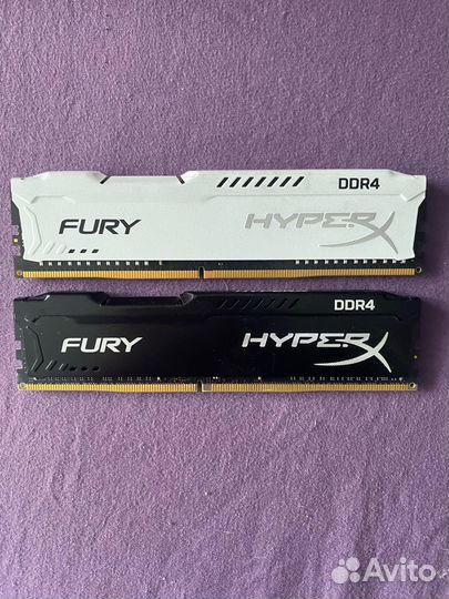 Оперативная память ddr4 hyperx fury 8gb