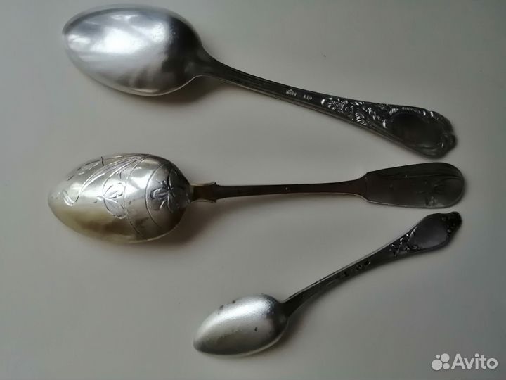 Ложки редкие серебро 84,875 пробы