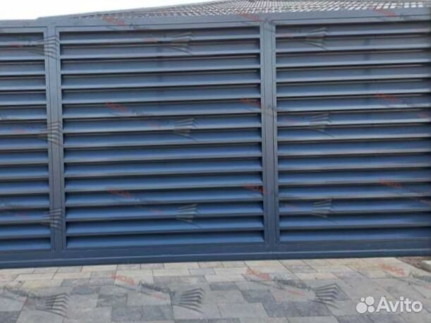 Забор жалюзи еврожалюзи
