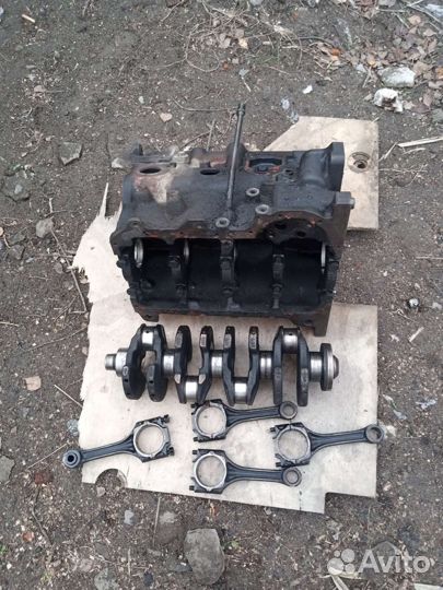 Блок, коленвал б/у на audi 80, 3а, 2.0л