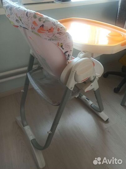 Стульчик для кормления chicco polly magic