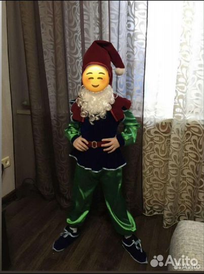 Новогодний костюм гномика