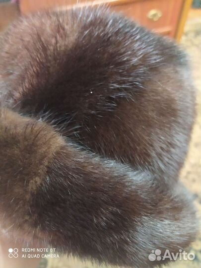 Шапка норковая женская