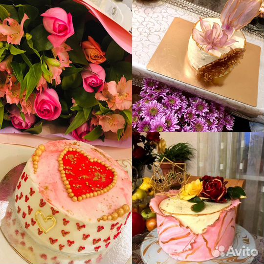 Домашние торты на день рождения на заказ