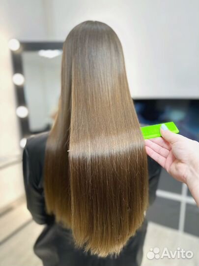 Кератиновое выпрямление