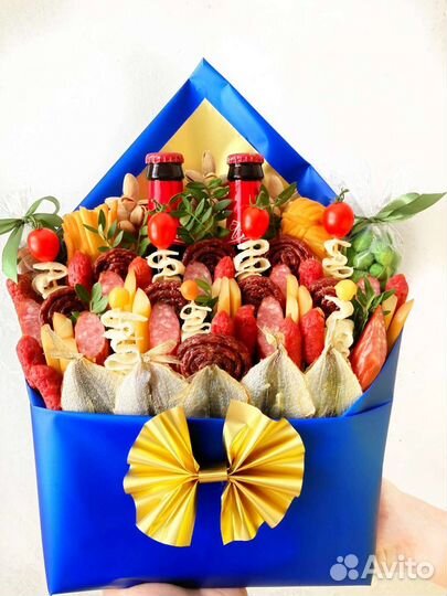 Съедобный букет для мужа/брата/папы