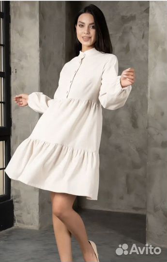 Платье вельветовое 52-54 р-р