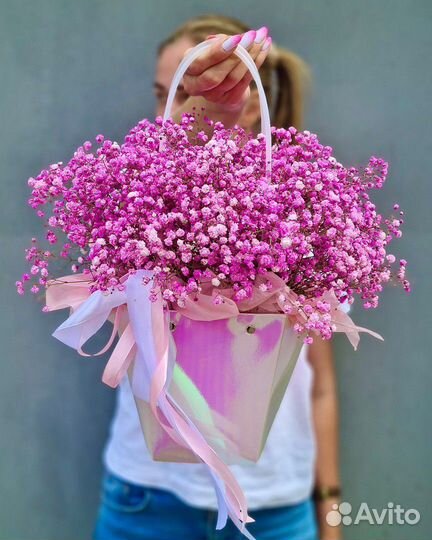 Цветы Букеты и Композиции из Гипсофилы