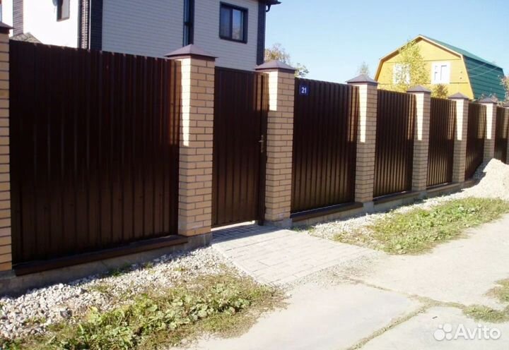 Заборы под ключ любого вида